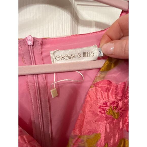 Floral Pink Mini Dress - Picture 6 of 11